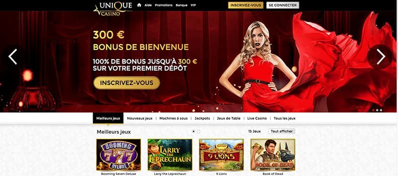Découvrez le Fun de Win Unique Casino en France en Ligne Gratuitement
